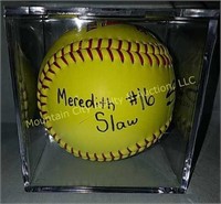 Autographed VT Softball - #16 - Meredith Slaw