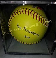 Autographed VT Softball - #34 - Ivy Rosenberry