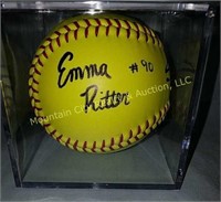 Autographed VT Softball - #90 - Emma Ritter