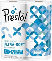 Toilet Paper, Ultra-Soft,  1 Case with 36 Rolls..