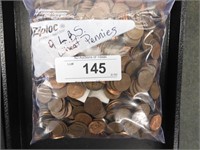 NINE POUNDS OF UNPICKED WHEAT PENNIES
