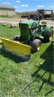 JD 110 Lawn Mower w/ blade on front