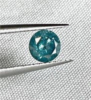 CERTIFIED 0.51ct Round Brilliant Fancy Colored