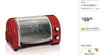 Hamilton Beach Easy Reach 1200 W 4-Slice Toaster