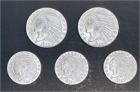 5 Silver Rounds