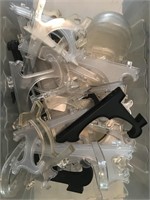 Box Lot of Misc. Plastic Plate Holders