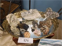 LG LOT COLLECTIBLE MINERAL ROCKS