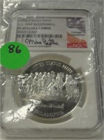1993 SPECIAL ISSUE SILVER ROUND - PROOF 69 CAMEO