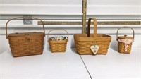 4-Longaberger Baskets