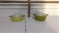 2-Pyrex with Lids