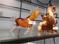 MURANO ART GLASS HORSE FIGURINE