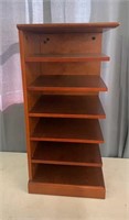 CORNER MAGAZINE SHELF UNIT