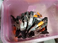 tub full of spring clamps