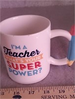 "IM A TEACHER" COFFEE CUP