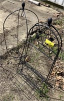 Rod iron plant stands