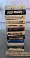 (12) 8 TRACK TAPES