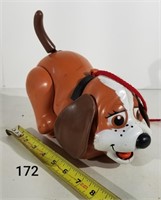 Rare "Happy Puppy" 1978 Norcross Pull Toy