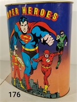 1978 Cheinco Superheroes Trash Can