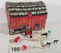 Louis Marx 1967 Carry Storage Play Barn
