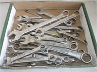 Flat of combination wrenches