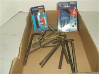 Flat of assorted allen wrenches