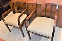 OFS CHERRY/MAHOGANY GUEST CHAIRS
