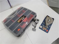 pipe cutter, chalk line and organizer