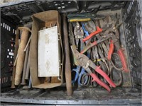 Tin snips and chisels