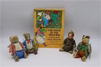 'Wind in the Willows' 4 Characters and Book Set