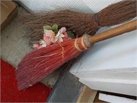2 Decorative brooms, BACK PORCH
