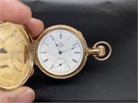 Antique Elgin 1897 Pocket Watch Working