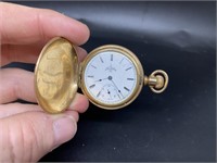 1890 Antique Elgin Pocket Watch Working