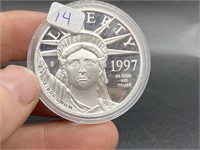 1997 Platinum COPY Coin