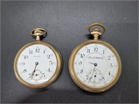 2 Pocket Watches = #1 Illinois 1900 & Barclay