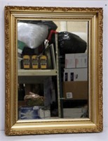 Vintage Wall Mirror w Ornate Gold Framing