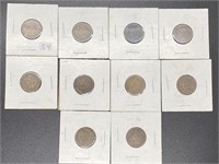 10pcs U.S. Indian Head Pennies