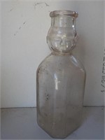 Baby face quart milk bottle unsure of age, SHED