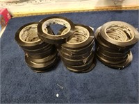 36 rolls of 3/8" black tape
