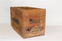 Trojan Blasting Powder Wood Crate