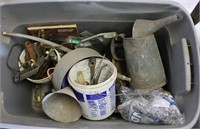 Storage tub and contents