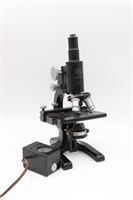 Antique Spencer Microscope & Slides