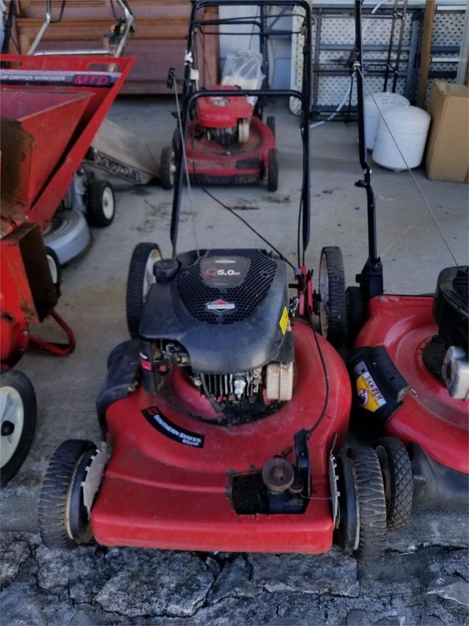 Thursday April 22 - 9:00 AM Tools, washer/dryer, mowers