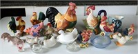 Glass Rooster Collection