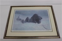 'Breaking the Trail' by Edward J Bierly Signed &
