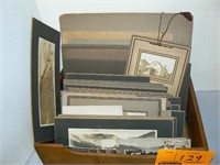WOODEN BOX WITH OLD PHOTOS, PANORAMIC TRAVEL