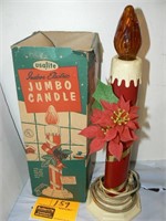 USALITE ELECTRIC JUMBO CANDLE WITH ORIGINAL BOX