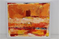 'Red Square" by Mark Opdahl Original painting