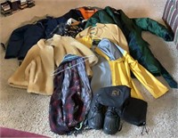 Assorted Winter Coats, Boots and Scarves