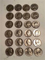 (24) Assorted Quarters