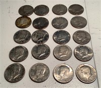 (20) Kennedy Half Dollars